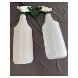 32 ounce spray bottles , 2 sprayers 14 bottles
