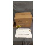 case of Tough Guy half-fold toilet seat covers.