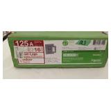Square D homeline circuit breaker load center 125A