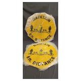 Floor Signs:17 in x 17 in Nominal Sign Size, Vinyl