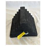 Heavy-duty rubber wheel chock,8ï¿½x8ï¿½x5ï¿½