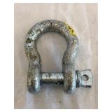 1ï¿½ galvanized screw pin anchor shackle