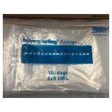 8- Zippit 6x9 2mil bags 100 count packages