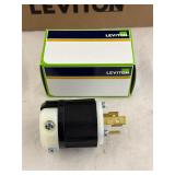10- Leviton 2- Pole 3-Wire Grounding Plug Locking