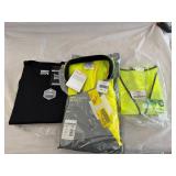 2- Safety Vests L-XL, 3XL, Tough Duck Shirt