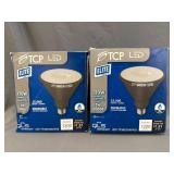 (2) Elite TCP LED 120W Dimmable Flood Lights