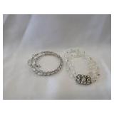 Vintage Faceted Aurora Borealis Crystal Bead