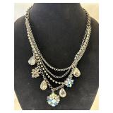 Vintage Multi Strand Statement Necklace