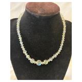 Vintage Single-Strand Aurora Borealis Faceted