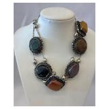 Multi Stone Link Bracelet