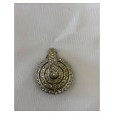 Vintage Rhinestone Convertible Dress Clip Brooch