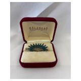 Vintage Zuni Squash Blossom Style Necklace Pendant