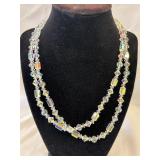 Vintage Aurora Borealis Crystal Necklace