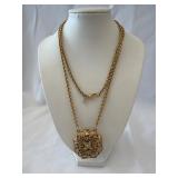 1928 Vintage Gold-Tone Filigree Style Handbag