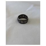 Sterling Silver Cutout Band Ring Size 6.25