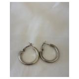 925 Hoop Earrings 1'