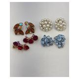 Weiss Amber/Topaz and Aurora Borealis Rhinestone