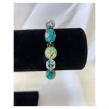 Venetian-Style Art Glass Beaded Bracelet