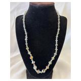 Vintage Aurora Borealis Crystal Beaded Necklace