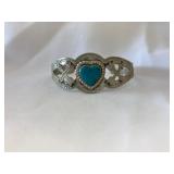 Southwestern Style Nickel Silver Cuff Bracelet