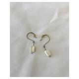Dangle Earrings with Mother of Pearl Bead