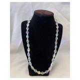 Vintage Aurora Borealis Crystal Beaded Necklace