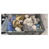 Tote of assorted gloves