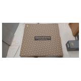Box of Genesis PVC ceiling tiles black 2' x 2'