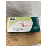 Disposable vinyl gloves clear powder free