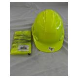 Hard hat, safety vest Xl-3XL