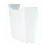 TRUEBRO Lavatory Shield: PVC, White, 3/32 in