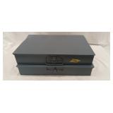 Pair of durham metal organizers one has dent