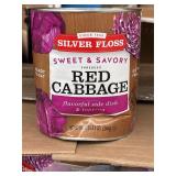 6-Silver Floss red cabbage shredded 104 oz
