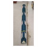 Parking space stop rubber handicap blue