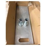 Guardrail system base 2-1/2 fl. L, 5ï¿½ H