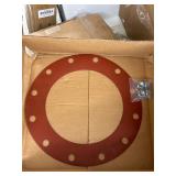 5-Red rubber gaskets 18 3/4ï¿½,