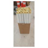 Box of pipe insulation 3' long, various diameters