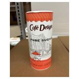 2- cases Cafe Delight pure sugar