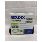 Molded alphas reusable earplugs