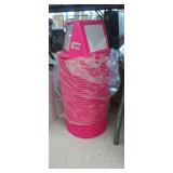 40- pink inventory control cones