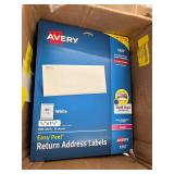 Avery return address labels 1/2ï¿½x 1.75ï¿½