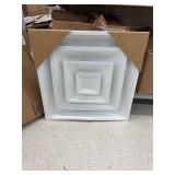 Square Ceiling Diffuser Aluminum Vent  24ï¿½x24ï¿½