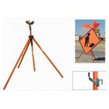 T155 Telescoping Tripod Sign Stand For