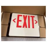 Dual Lite emergency exit sign 10ï¿½ x 12.5ï¿½
