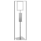 14' High Floor Stand with Frame for Push-Activated
