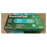 TouchNTuff disposable gloves, green size XL