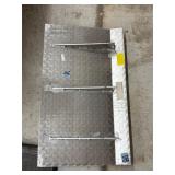 Mini aluminum dock plate 18ï¿½ x 30ï¿½