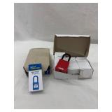 Abus box of 6 red padlocks 74/40