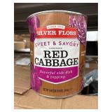 6-Silver Floss red cabbage 104 OZ