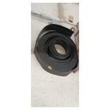 Roll of vinyl dry back baseboard trim 4' tall